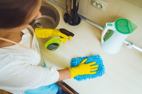 Eco-friendly office cleaners in Bloomsbury supporting a tidy workplace