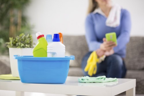 Specialist cleaning team handling post-renovation cleaning in Bloomsbury